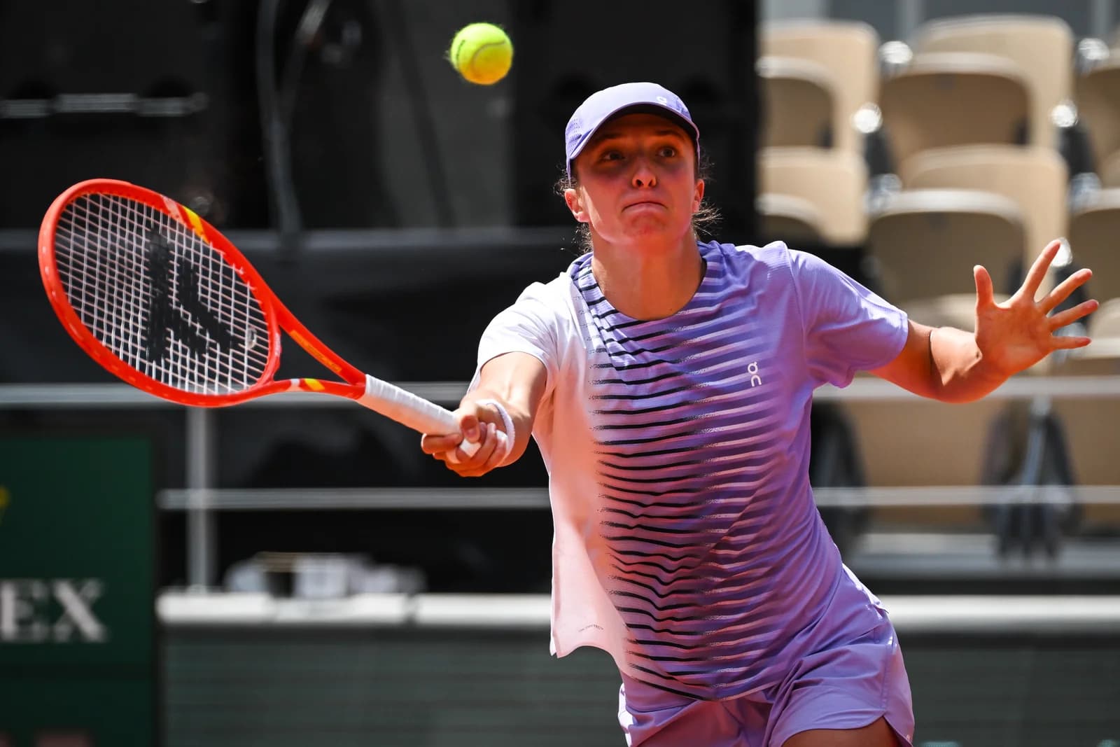 Iga Swiatek w trakcie 1 dnia Roland Garros
