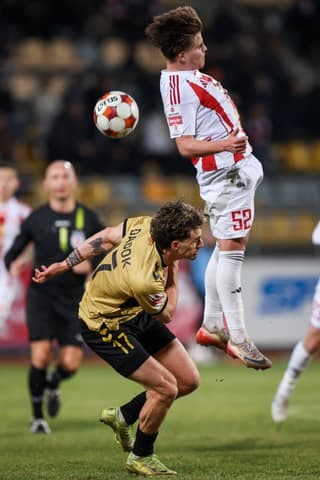 Football. Betclic I Liga. Pogon Grodzisk Mazowiecki - Polonia Warszawa. 14.03.2026