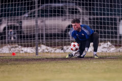 Football. Betclic I Liga. Pogon Grodzisk Mazowiecki - Polonia Bytom. 28.02.2026