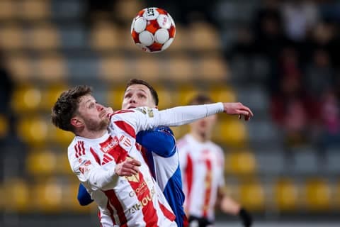 Football. Betclic I Liga. Pogon Grodzisk Mazowiecki - Polonia Bytom. 28.02.2026