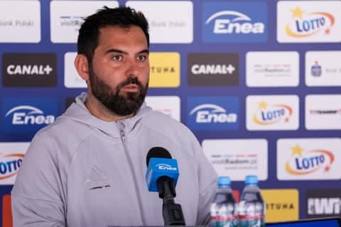 Football. Radomiak Radom. Press Conference. 02.11.2025