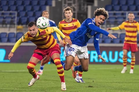 Football. UEFA Conference League. Racing Strasbourg - Jagiellonia Bialystok. 23.10.2025