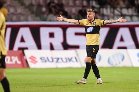 Football. Betclic 1 Liga. Polonia Warszawa - Puszcza Niepolomice. 20.09.2025