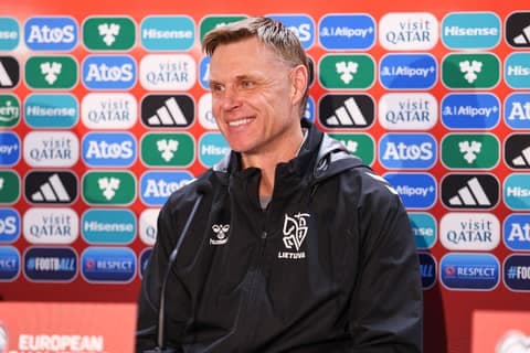 Football. Lithuania. Press Conference. 11.10.2025