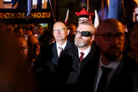 Trade Unions Protest Against Government Policy Towards Industrial Sector. Katowice. 04.11.2025