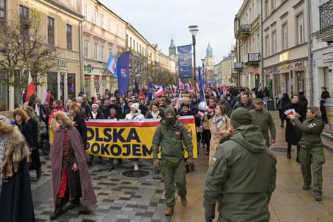 March 'Poland for Peace'. Lublin. 16.11.2025