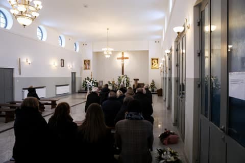 Funeral of Actress Janina Boronska Lagwa. Lodz. 12.02.2026