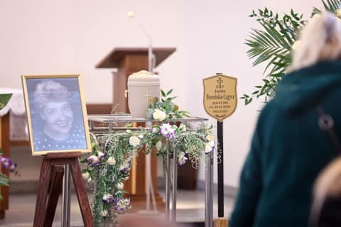 Funeral of Actress Janina Boronska Lagwa. Lodz. 12.02.2026