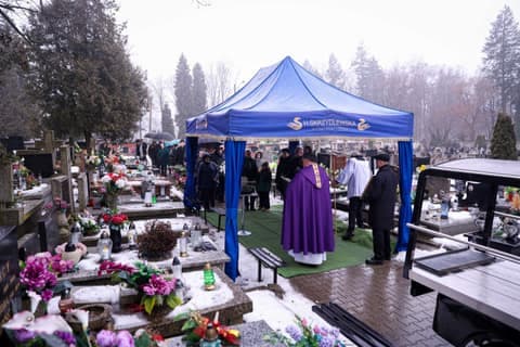Funeral of Actress Janina Boronska Lagwa. Lodz. 12.02.2026