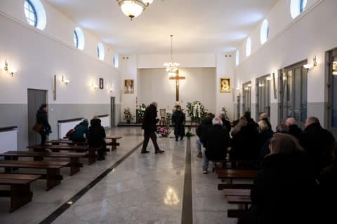 Funeral of Actress Janina Boronska Lagwa. Lodz. 12.02.2026