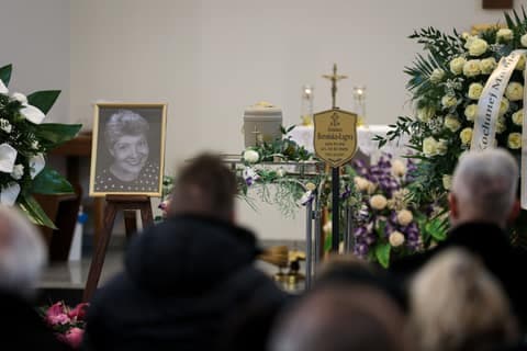Funeral of Actress Janina Boronska Lagwa. Lodz. 12.02.2026
