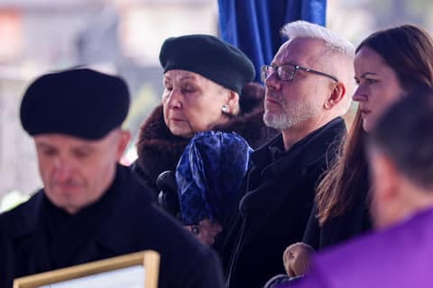 Funeral of Actress Janina Boronska Lagwa. Lodz. 12.02.2026