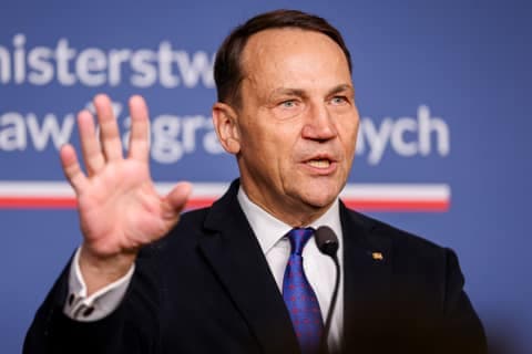 Deputy Prime Minister Radoslaw Sikorski. Press Conference with Xavier Bettel. 29.01.2026