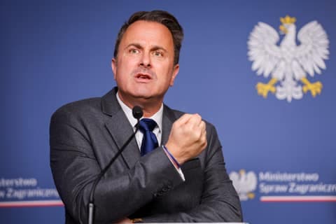 Deputy Prime Minister Radoslaw Sikorski. Press Conference with Xavier Bettel. 29.01.2026
