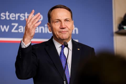 Deputy Prime Minister Radoslaw Sikorski. Press Conference with Xavier Bettel. 29.01.2026