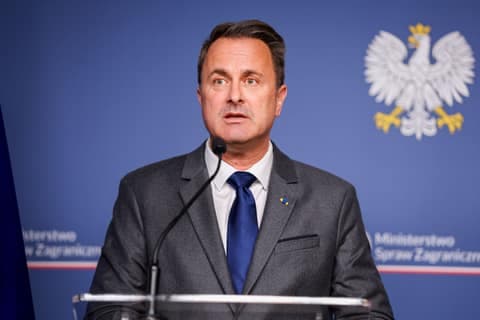 Deputy Prime Minister Radoslaw Sikorski. Press Conference with Xavier Bettel. 29.01.2026