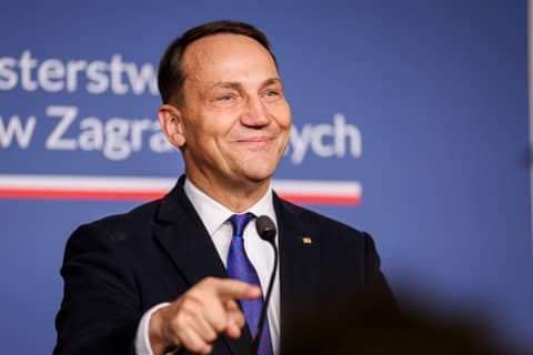 Deputy Prime Minister Radoslaw Sikorski. Press Conference with Xavier Bettel. 29.01.2026