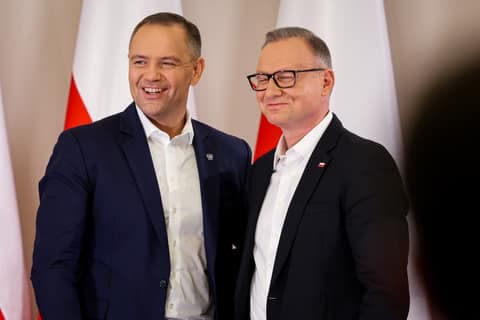 Meeting of President Karol Nawrocki with Former President Andrzej Duda. Press Conference. 08.01.2025