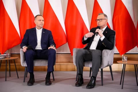 Meeting of President Karol Nawrocki with Former President Andrzej Duda. Press Conference. 08.01.2025