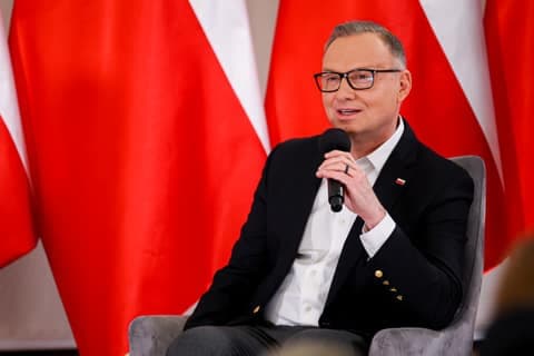 Meeting of President Karol Nawrocki with Former President Andrzej Duda. Press Conference. 08.01.2025