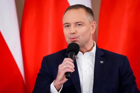 Meeting of President Karol Nawrocki with Former President Andrzej Duda. Press Conference. 08.01.2025
