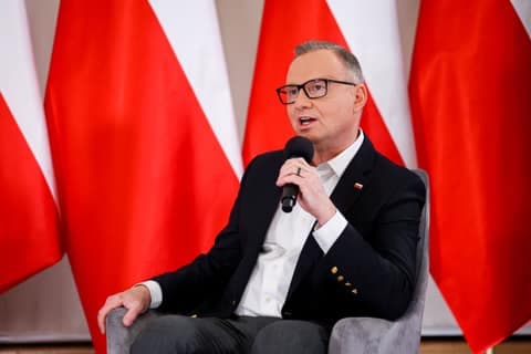Meeting of President Karol Nawrocki with Former President Andrzej Duda. Press Conference. 08.01.2025