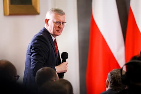 Meeting of President Karol Nawrocki with Former President Andrzej Duda. Press Conference. 08.01.2025