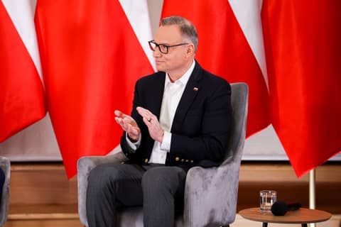 Meeting of President Karol Nawrocki with Former President Andrzej Duda. Press Conference. 08.01.2025