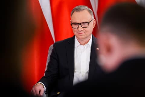 Meeting of President Karol Nawrocki with Former President Andrzej Duda. Press Conference. 08.01.2025