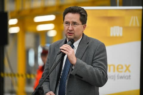 Official Opening of Tram Service Station in Nowa Huta. Krakow. 21.10.2025