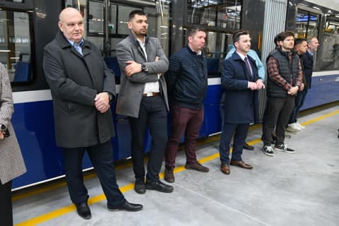 Official Opening of Tram Service Station in Nowa Huta. Krakow. 21.10.2025