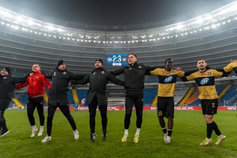 Football. Betclic I Liga. Ruch Chorzow - Polonia Warszawa. 21.02.2026