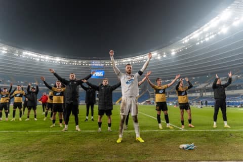 Football. Betclic I Liga. Ruch Chorzow - Polonia Warszawa. 21.02.2026