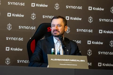 Football. Henryk Reyman Municipal Stadium. Press Conference. 17.01.2026