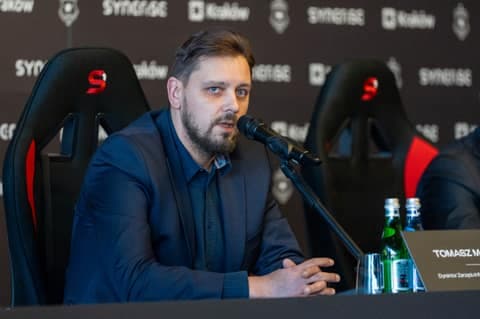 Football. Henryk Reyman Municipal Stadium. Press Conference. 17.01.2026