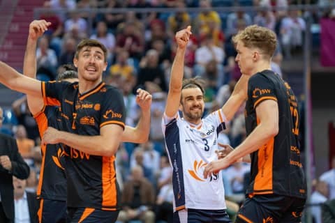 Volleyball. Tauron Puchar Polski. Jastrzebski Wegiel - Aluron CMC Warta. 13.04.2025