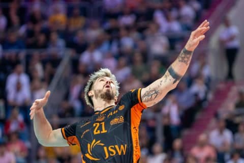Volleyball. Tauron Puchar Polski. Jastrzebski Wegiel - Aluron CMC Warta. 13.04.2025