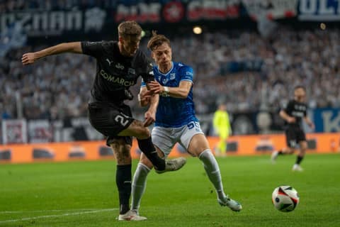 Football. PKO BP Ekstraklasa. Lech Poznan - Cracovia. 21.04.2025
