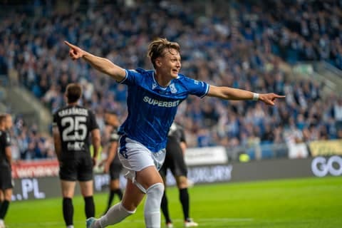 Football. PKO BP Ekstraklasa. Lech Poznan - Cracovia. 21.04.2025