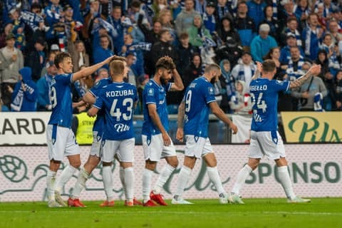 Football. PKO BP Ekstraklasa. Lech Poznan - Cracovia. 21.04.2025