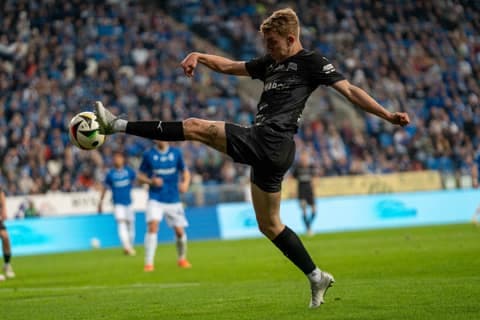 Football. PKO BP Ekstraklasa. Lech Poznan - Cracovia. 21.04.2025