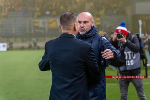 Football. Betclic 1 Liga. Wisla Krakow - Ks Wieczysta Krakow. 02.10.2025