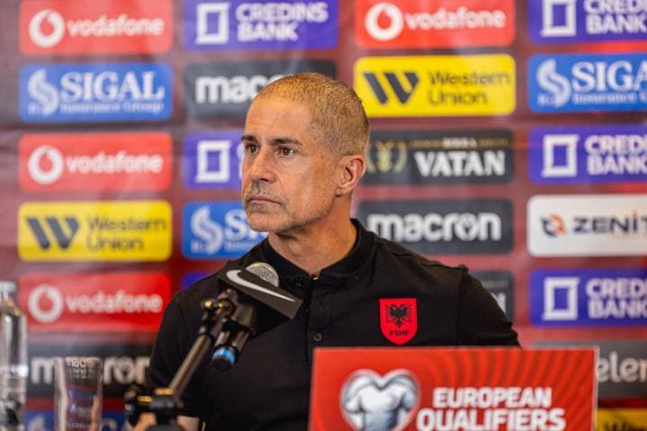 Football. Albania. Press Conference. 25.03.2026