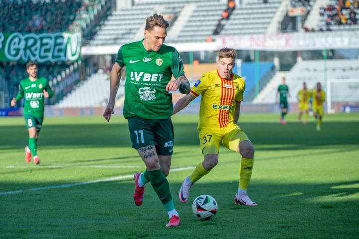Football. PKO BP Ekstraklasa. Korona Kielce - Slask Wroclaw. 22.02.2025