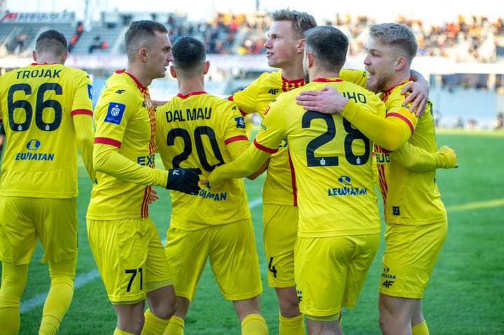 Football. PKO BP Ekstraklasa. Korona Kielce - Slask Wroclaw. 22.02.2025