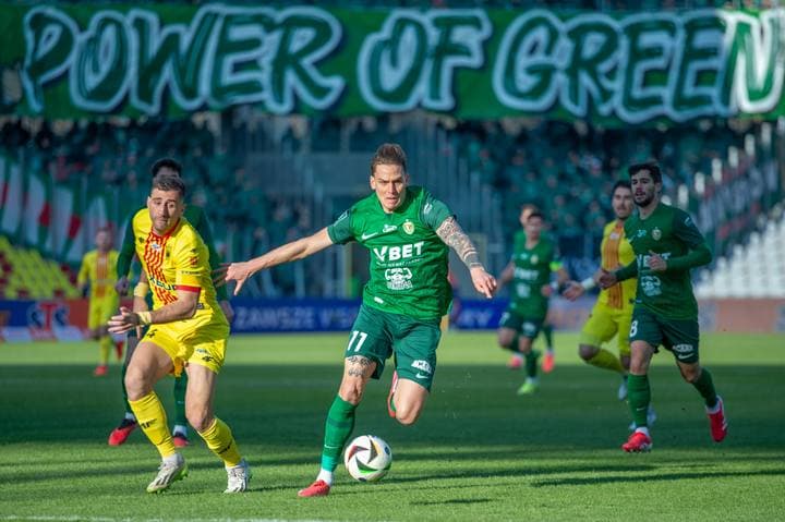 Football. PKO BP Ekstraklasa. Korona Kielce - Slask Wroclaw. 22.02.2025