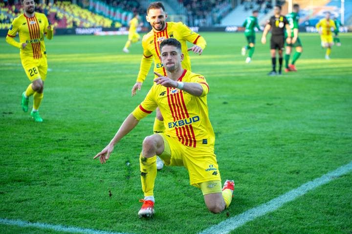 Football. PKO BP Ekstraklasa. Korona Kielce - Slask Wroclaw. 22.02.2025
