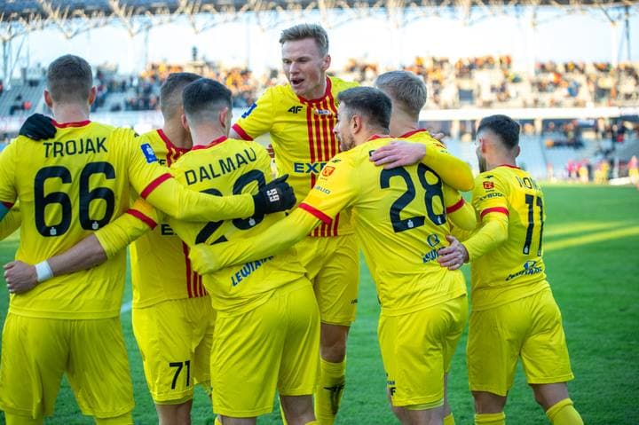 Football. PKO BP Ekstraklasa. Korona Kielce - Slask Wroclaw. 22.02.2025