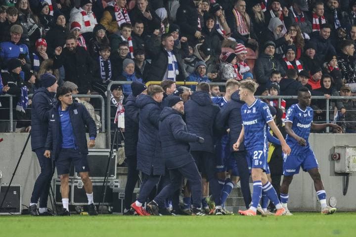 Football. PKO BP Ekstraklasa. Cracovia - Lech Poznan. 07.12.2025
