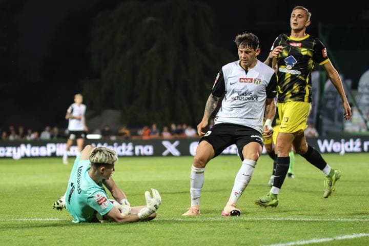 Football. Betclic 1 Liga. Puszcza Niepolomice - Wieczysta Krakow. 11.08.2025